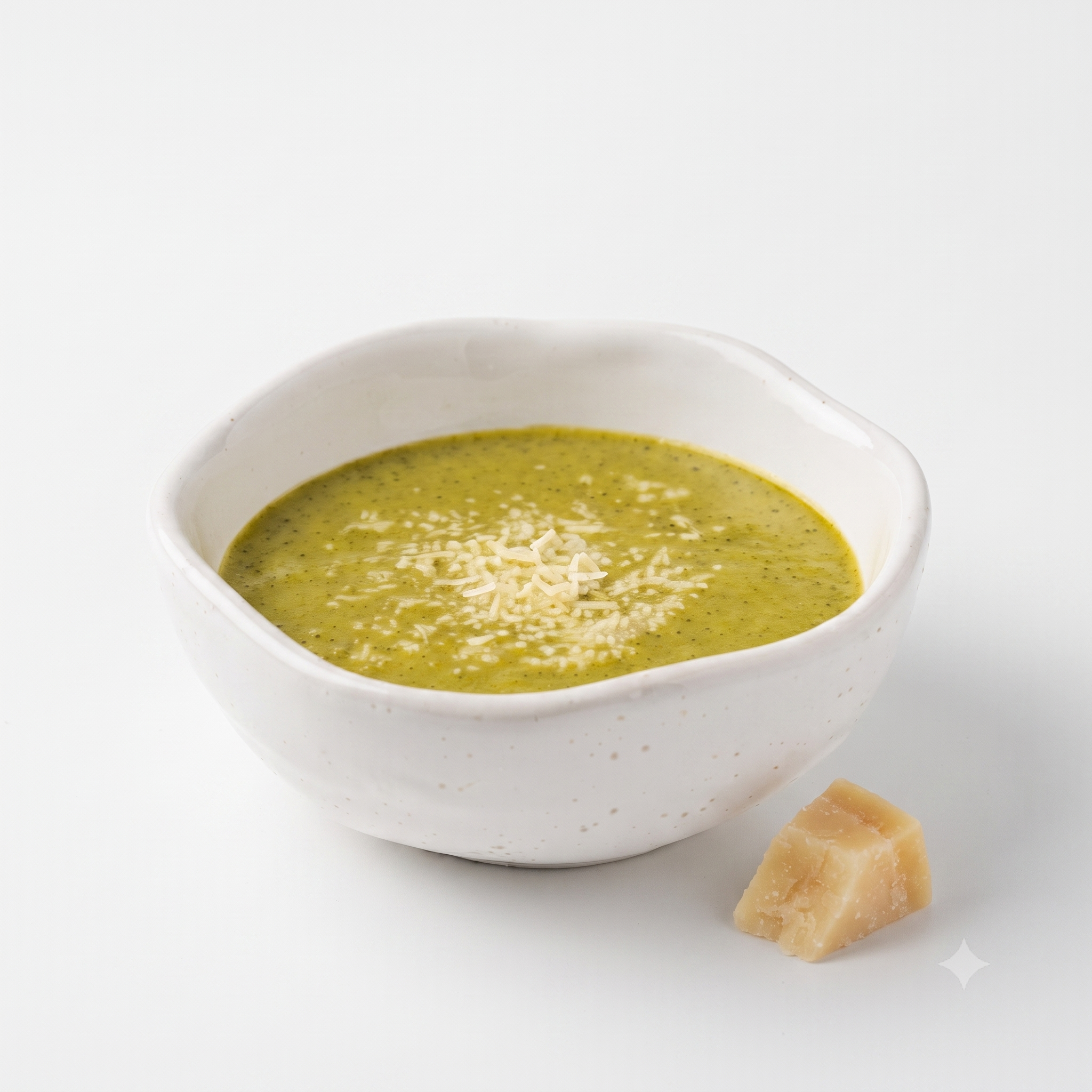 Sopa Brócoli y Parmesano